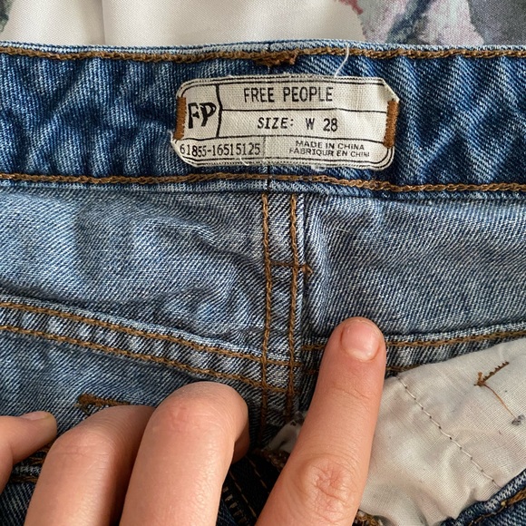 Free People Jean Shorts - Picture 4 of 5